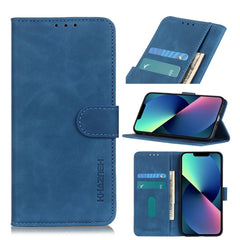 KHAZNEH Retro Texture Leather Phone Case, For iPhone 14, For iPhone 14 Plus, For iPhone 14 Pro, For iPhone 14 Pro Max