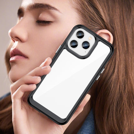 Colorful Series Acrylic + TPU Phone Case, For iPhone 14 Plus