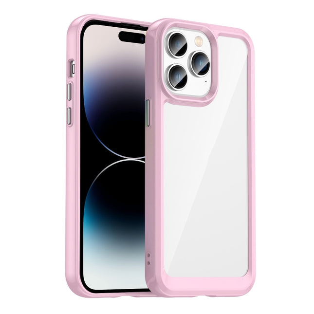 Colorful Series Acrylic + TPU Phone Case, For iPhone 14, For iPhone 14 Pro, For iPhone 14 Pro Max