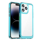 For iPhone 14 Pro Max / Transparent Blue
