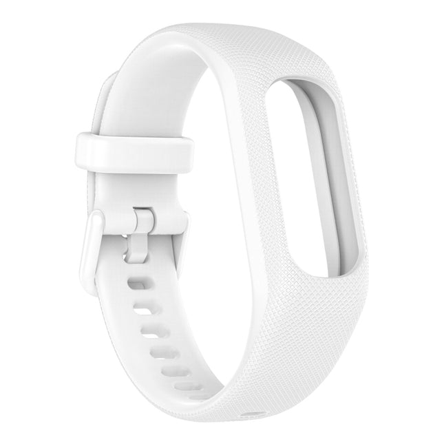 Solid Color Silicone Watch Band, For Garmin Smart 5