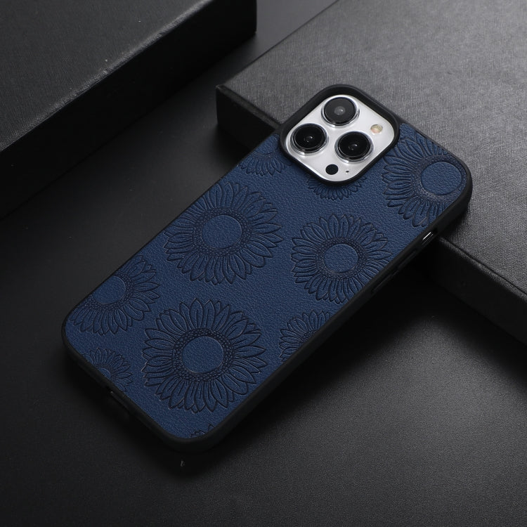 Funda para teléfono a prueba de golpes de PU+TPU+PC con diseño de girasol, para iPhone 13 Pro Max, para LG Wing 5G, para Motorola Razr 5G, para Huawei P50 Pocket