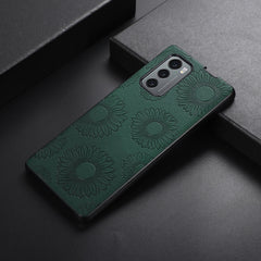 Sunflower Pattern PU+TPU+PC Shockproof Phone Case, For iPhone 13 Pro Max, For LG Wing 5G, For Motorola Razr 5G, For Huawei P50 Pocket