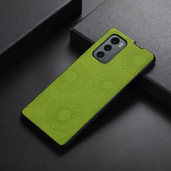 Sunflower Pattern PU+TPU+PC Shockproof Phone Case, For iPhone 13 Pro Max, For LG Wing 5G, For Motorola Razr 5G, For Huawei P50 Pocket