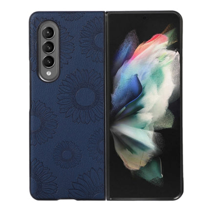 Sunflower Pattern PU+TPU+PC Shockproof Phone Case, For Samsung Galaxy Z Flip3 5G, For Samsung Galaxy Z Fold3 5G