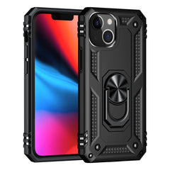 Funda para teléfono con soporte de anillo de TPU + PC a prueba de golpes, para iPhone 14, para iPhone 14 Plus, para iPhone 14 Pro, para iPhone 14 Pro Max