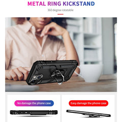 Funda para teléfono con soporte de anillo de TPU + PC a prueba de golpes, para iPhone 14, para iPhone 14 Plus, para iPhone 14 Pro, para iPhone 14 Pro Max