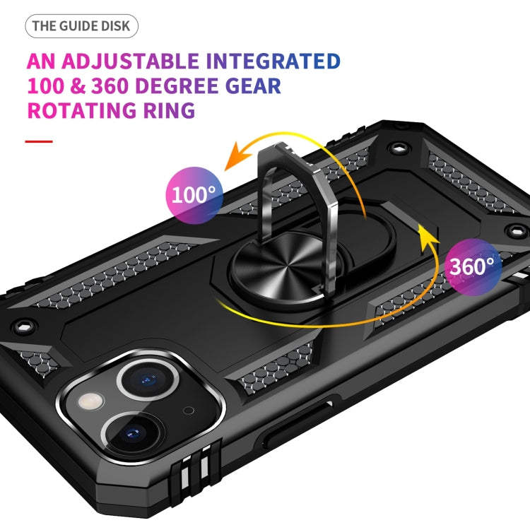 Funda para teléfono con soporte de anillo de TPU + PC a prueba de golpes, para iPhone 14, para iPhone 14 Plus, para iPhone 14 Pro, para iPhone 14 Pro Max