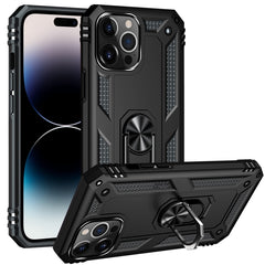 Shockproof TPU + PC Ring Holder Phone Case, For iPhone 14, For iPhone 14 Plus, For iPhone 14 Pro, For iPhone 14 Pro Max