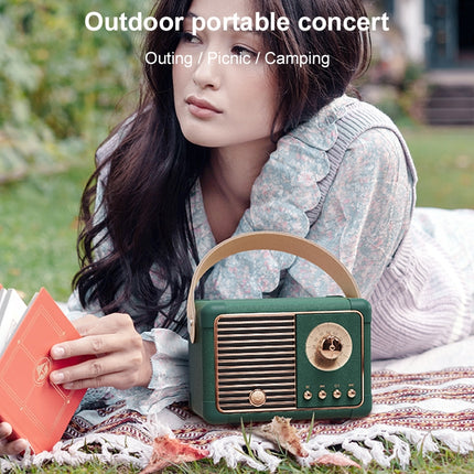 HM11 PLUS Portable HIFI Mini Retro Wireless Bluetooth Speaker, HM11 PLUS (Pink), HM11 PLUS (Green), HM11 PLUS (Yellow), HM11 PLUS (Black), HM11 PLUS (Purple)