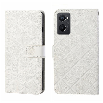 Ethnic Style Embossed Pattern Leather Phone Case, For OPPO A96 5G, For OPPO Find X5, For OPPO Find X5 Pro