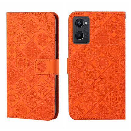 Ethnic Style Embossed Pattern Leather Phone Case, For OPPO A96 5G, For OPPO Find X5, For OPPO Find X5 Pro