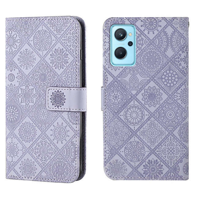Ethnic Style Embossed Pattern Leather Phone Case, For OPPO Realme 9i, For OPPO Reno7, For Xiaomi Poco M4 Pro 5G