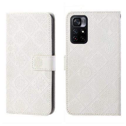 Ethnic Style Embossed Pattern Leather Phone Case, For OPPO Realme 9i, For OPPO Reno7, For Xiaomi Poco M4 Pro 5G