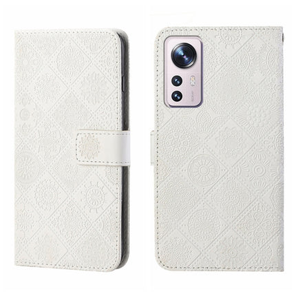 Ethnic Style Embossed Pattern Leather Phone Case, For Xiaomi Poco X4 Pro 5G, For Xiaomi 12 Lite