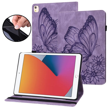 Big Butterfly Embossed Smart Leather Tablet Case, For iPad 10.2 2020 / Air 2019, For iPad Air 2 / 9.7 2018&2017, For iPad mini 2024 / mini 6, For iPad mini 2019 / 4 / 3 / 2 / 1