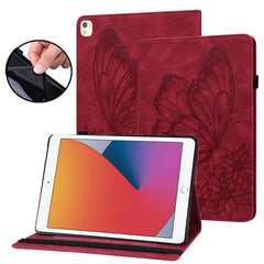 Big Butterfly Embossed Smart Leather Tablet Case, For iPad 10.2 2020 / Air 2019, For iPad Air 2 / 9.7 2018&2017, For iPad mini 2024 / mini 6, For iPad mini 2019 / 4 / 3 / 2 / 1, For iPad Pro 11 2022 / 2021&2020 / Air 2020 / 11 2024