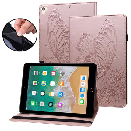 Big Butterfly Embossed Smart Leather Tablet Case, For iPad 10.2 2020 / Air 2019, For iPad Air 2 / 9.7 2018&2017, For iPad mini 2024 / mini 6, For iPad mini 2019 / 4 / 3 / 2 / 1