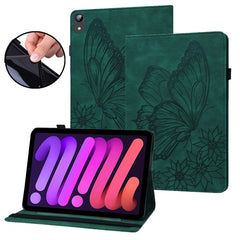 Big Butterfly Embossed Smart Leather Tablet Case, For iPad 10.2 2020 / Air 2019, For iPad Air 2 / 9.7 2018&2017, For iPad mini 2024 / mini 6, For iPad mini 2019 / 4 / 3 / 2 / 1, For iPad Pro 11 2022 / 2021&2020 / Air 2020 / 11 2024