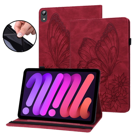 Big Butterfly Embossed Smart Leather Tablet Case, For iPad 10.2 2020 / Air 2019, For iPad Air 2 / 9.7 2018&2017, For iPad mini 2024 / mini 6, For iPad mini 2019 / 4 / 3 / 2 / 1
