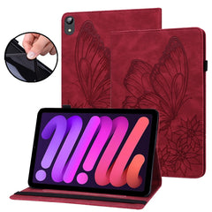 Big Butterfly Embossed Smart Leather Tablet Case, For iPad 10.2 2020 / Air 2019, For iPad Air 2 / 9.7 2018&2017, For iPad mini 2024 / mini 6, For iPad mini 2019 / 4 / 3 / 2 / 1, For iPad Pro 11 2022 / 2021&2020 / Air 2020 / 11 2024