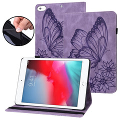 Big Butterfly Embossed Smart Leather Tablet Case, For iPad 10.2 2020 / Air 2019, For iPad Air 2 / 9.7 2018&2017, For iPad mini 2024 / mini 6, For iPad mini 2019 / 4 / 3 / 2 / 1, For iPad Pro 11 2022 / 2021&2020 / Air 2020 / 11 2024