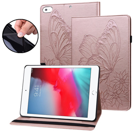 Big Butterfly Embossed Smart Leather Tablet Case, For iPad 10.2 2020 / Air 2019, For iPad Air 2 / 9.7 2018&2017, For iPad mini 2024 / mini 6, For iPad mini 2019 / 4 / 3 / 2 / 1