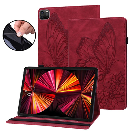 Big Butterfly Embossed Smart Leather Tablet Case, For iPad Pro 11 2022 / 2021&2020 / Air 2020 / 11 2024