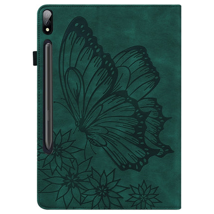 Big Butterfly Embossed Leather Tablet Case, For Samsung Galaxy Tab S7 T870, For Samsung Galaxy Tab S8, For Samsung Galaxy Tab S5e T720/T725, For Samsung Galaxy Tab A 10.1 2016 T580/T585