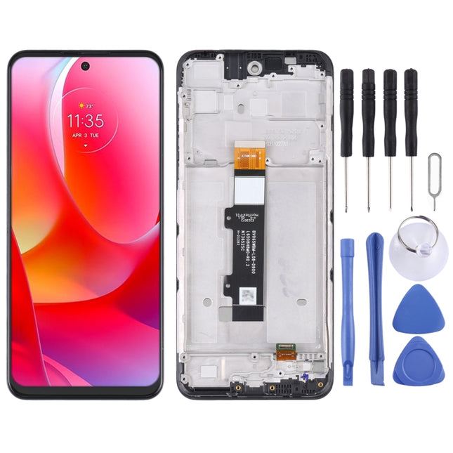 LCD Screen and Digitizer Full Assembly with Frame, For Motorola Moto G10, For Motorola Moto G60s, For Motorola Moto G50 5G, For Motorola Moto E20, For Motorola Moto E40 / E30, For Motorola G Pure, For Motorola Moto G Power 2022, For Motorola Moto G22  ...