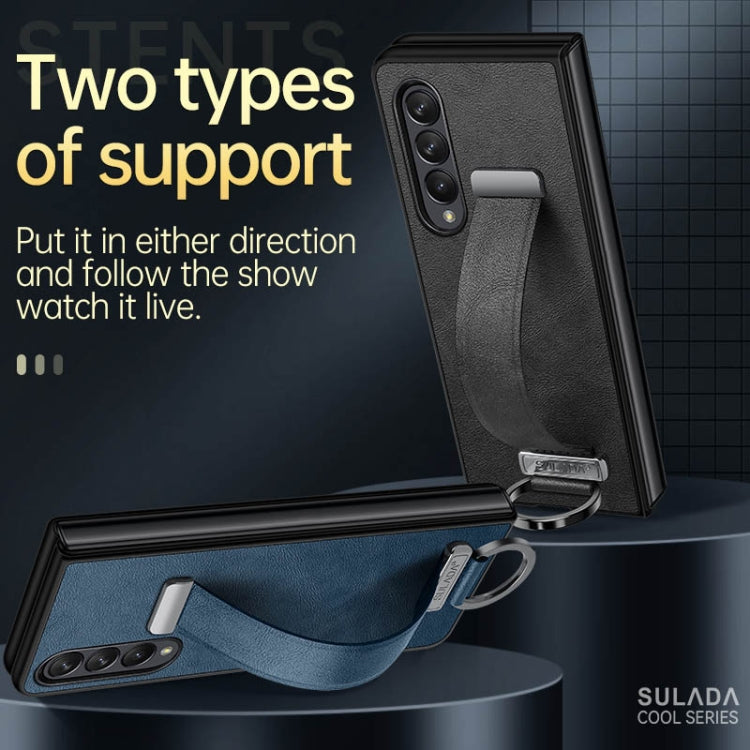 SULADA Cool Series PC + Leather Texture Skin Feel Shockproof Phone Case, For Samsung Galaxy Z Fold3 5G, For iPhone 12, For iPhone 13, For Samsung Galaxy S22 5G