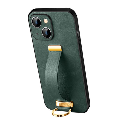 SULADA Cool Series PC + Leather Texture Skin Feel Shockproof Phone Case