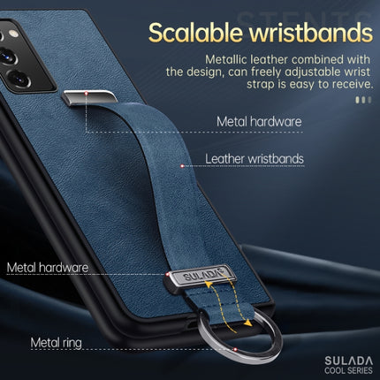 SULADA Cool Series PC + Leather Texture Skin Feel Shockproof Phone Case