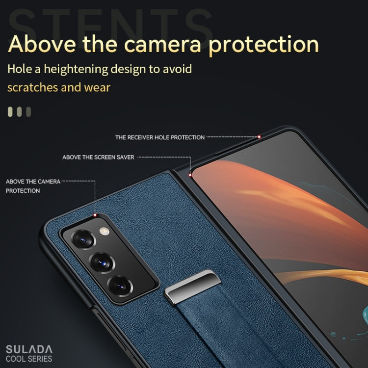 SULADA Cool Series PC + Leather Texture Skin Feel Shockproof Phone Case, For Samsung Galaxy Z Fold2, For Samsung Galaxy Z Flip3, For iPhone 12 Pro, For iPhone 12 Pro Max
