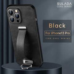 SULADA Cool Series PC + Leather Texture Skin Feel Shockproof Phone Case