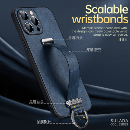 SULADA Cool Series - Funda para teléfono con textura de cuero y policarbonato, a prueba de golpes, para Samsung Galaxy S22+ 5G, para Samsung Galaxy S22 Ultra 5G