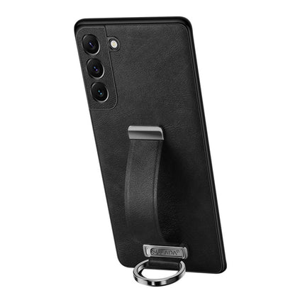 SULADA Cool Series - Funda para teléfono con textura de cuero y policarbonato, a prueba de golpes, para Samsung Galaxy S22+ 5G, para Samsung Galaxy S22 Ultra 5G