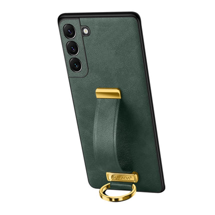SULADA Cool Series - Funda para teléfono con textura de cuero y policarbonato, a prueba de golpes, para Samsung Galaxy S22+ 5G, para Samsung Galaxy S22 Ultra 5G