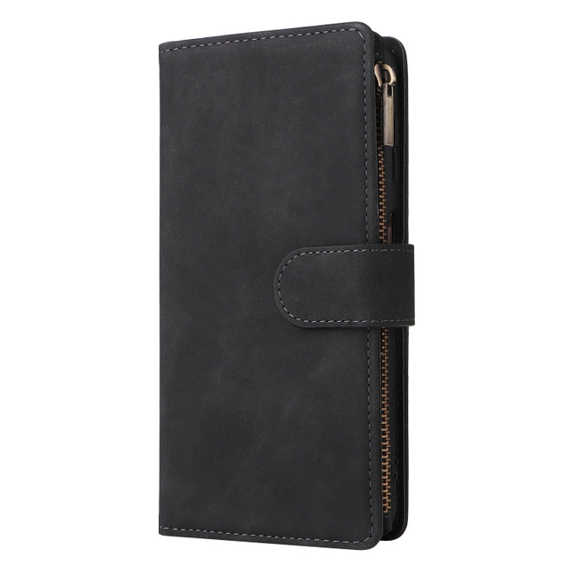 Multifunctional Frosted Zipper Wallet Leather Phone Case, For Samsung Galaxy A13 4G, For Samsung Galaxy A23, For OnePlus 9 Pro, For OnePlus 9, For Google Pixel 6 Pro