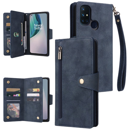Rivet Buckle 9 Cards Three Fold Leather Phone Case, For OnePlus Nord N10 5G, For Samsung Galaxy Note20, For OnePlus 10 Pro 5G, For Samsung Galaxy A23 4G