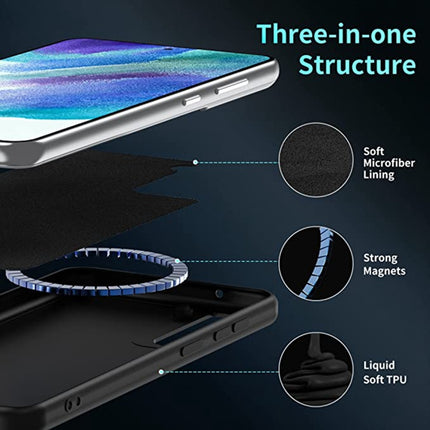 MagSafe Magnetic Liquid Silicone Phone Case, For Samsung Galaxy S20 FE 2022/S20 FE, For Samsung Galaxy S21 5G, For Samsung Galaxy S21+ 5G, For Samsung Galaxy S21 FE 5G, For Samsung Galaxy S21 Ultra 5G, For Samsung Galaxy S22 5G, For Samsung Galaxy S22+...
