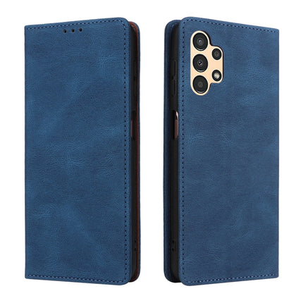 Simple Suction Closure Leather Phone Case, For Samsung Galaxy A13 4G
