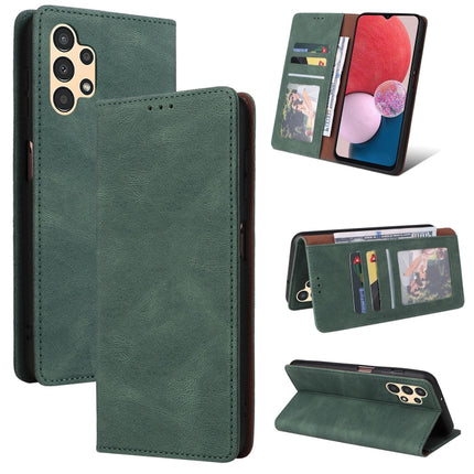 Simple Suction Closure Leather Phone Case, For Samsung Galaxy A13 4G