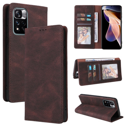 Simple Suction Closure Leather Phone Case, For Samsung Galaxy A03s, For Xiaomi Redmi Note 11 4G International, For Xiaomi Redmi Note 11 Pro, For Samsung Galaxy A23, For Samsung Galaxy A73 5G, For Xiaomi Redmi Note 11 Pro 5G