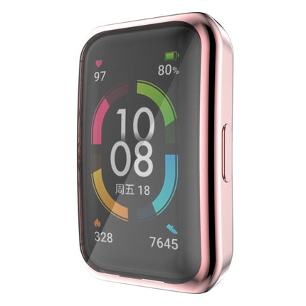 Full Coverage Electroplating TPU Watch Case, For Huawei Band 7