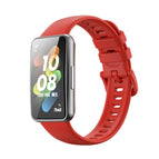For Huawei Band 7 / Honor Band 7 / Cinnabar Red
