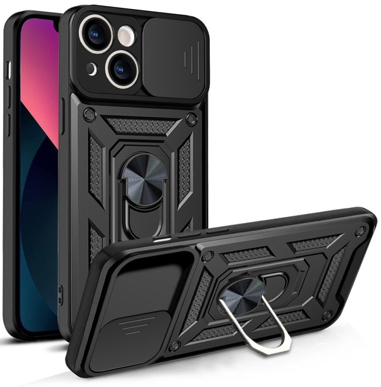 Sliding Camera Cover Design TPU+PC Phone Case