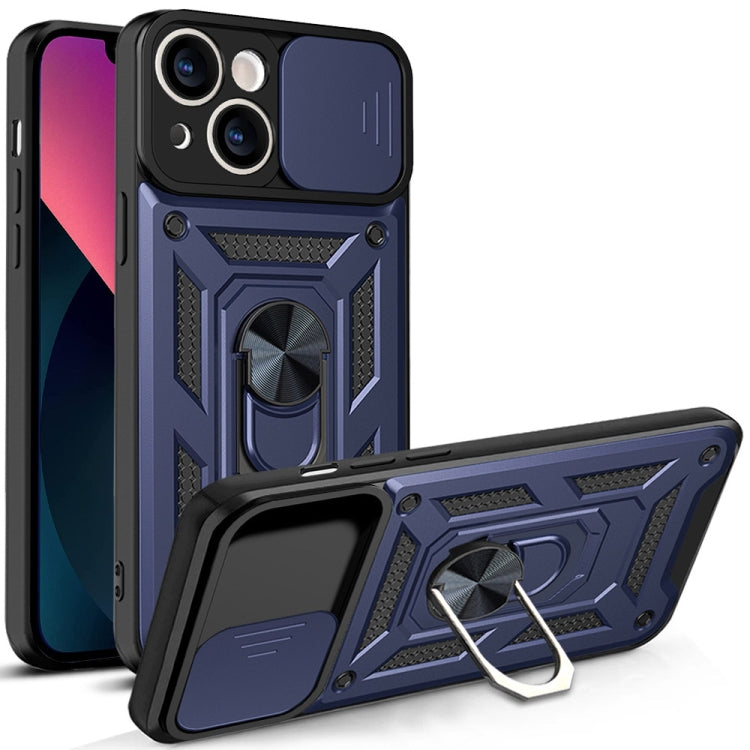 Sliding Camera Cover Design TPU+PC Phone Case