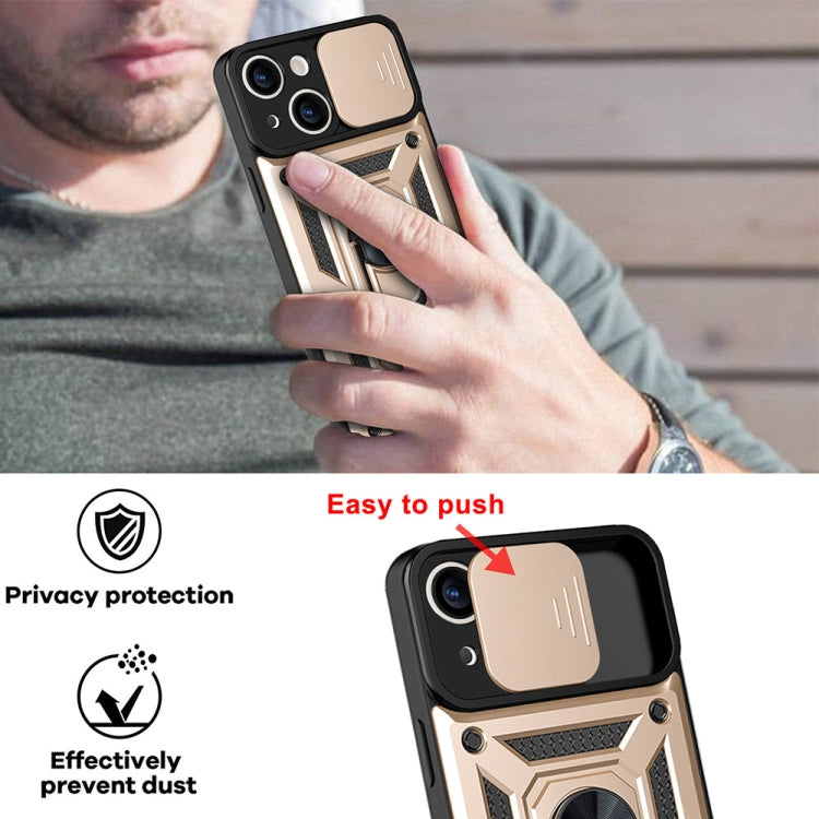 Sliding Camera Cover Design TPU+PC Phone Case