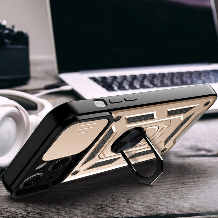 Sliding Camera Cover Design TPU+PC Phone Case